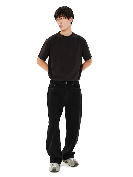 Men's Baggy Black Jeans Pants