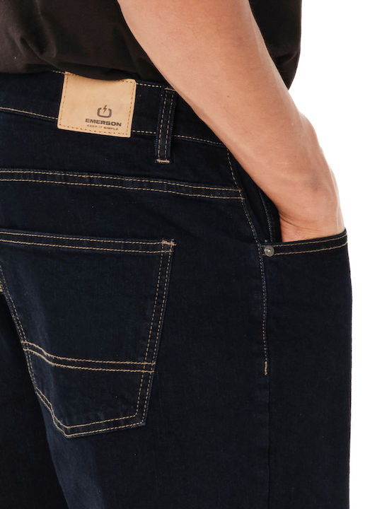 Ανδρικό Παντελόνι Τζιν Ελαστικό Slim Fit Μπλε