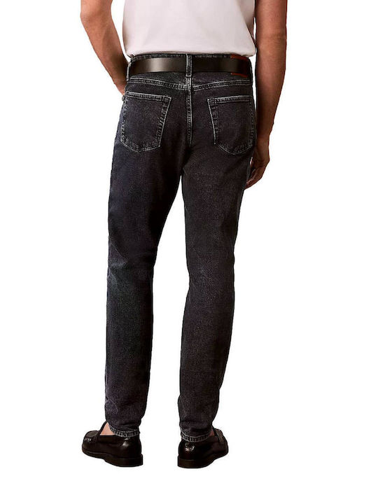 Men's Elastic Slim Tapered Fit Jeans Pants Blue
