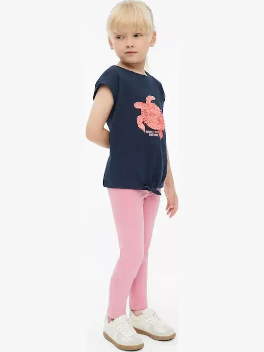 Kinderleggings Lang Rosa