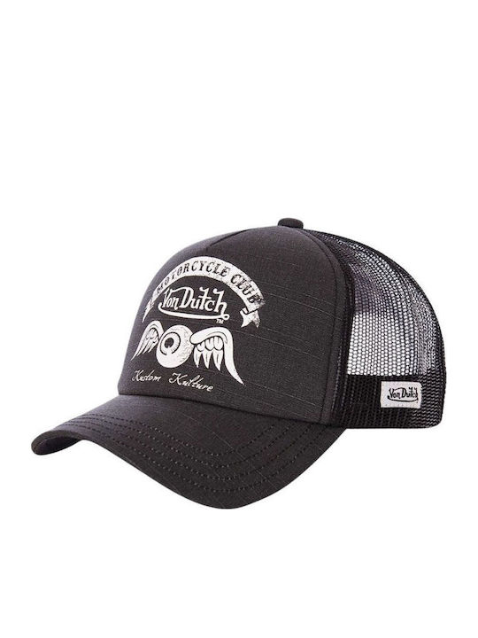 Von Dutch Καπέλα Vd 0 Cas1 Crew8 Μαύρο-vd 0 Cas1 Crew8-black Von Dutch Καπέλα Vd 0 Cas1 Crew8 Μαύρο-vd 0 Cas1 Crew8-black