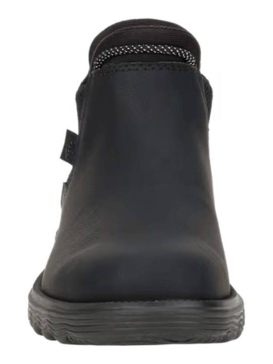 Leather Women's Ankle Boots Black