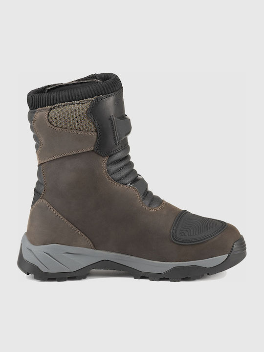 Forma Adventure Air Low Dry Men's Leather Waterproof Drytex Motorcycle Low Boots Brown