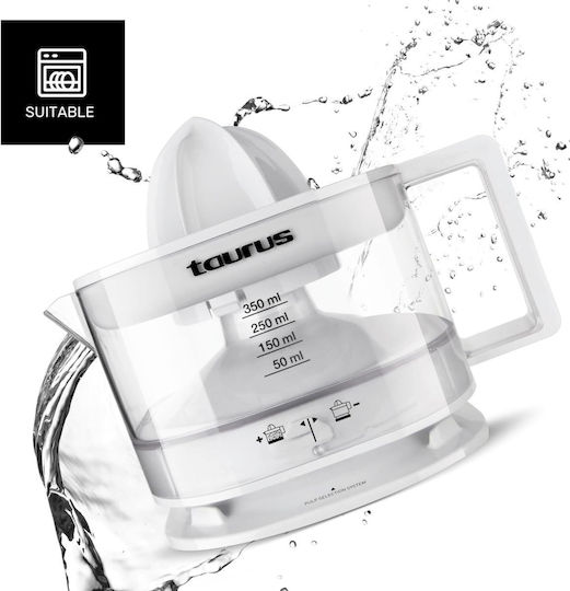 Taurus TC-350 Electric Juicer 25W with 350ml Capacity White
