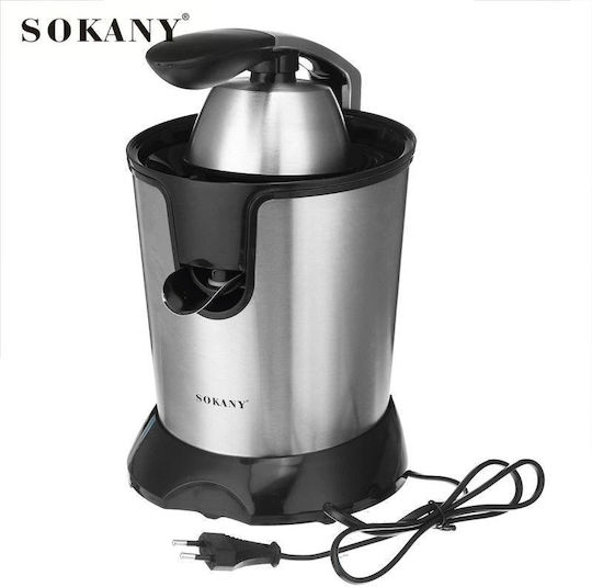 Sokany JE-651E Електрически сокоизстисквач 350W с капацитет 400мл Сив