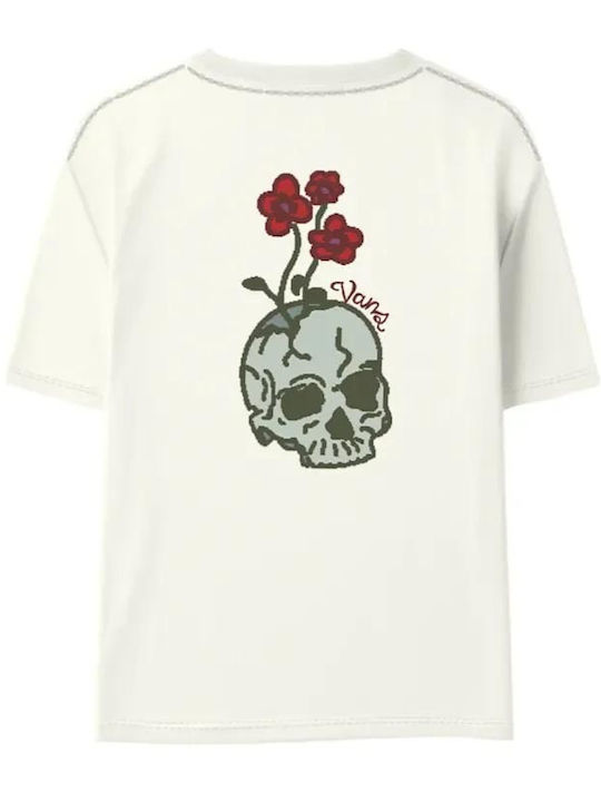 Women's T-shirt Floral Ecru