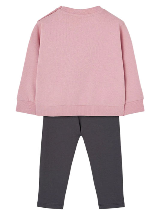 Kids Sweatpants Set Pink