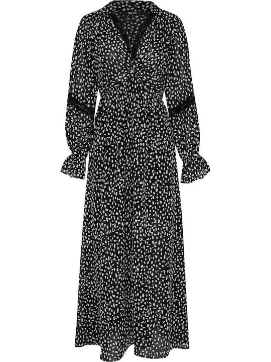 Midi Damenkleid Schwarz