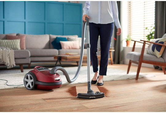 Philips Solid Vacuum 2200W with 4lt Container Red