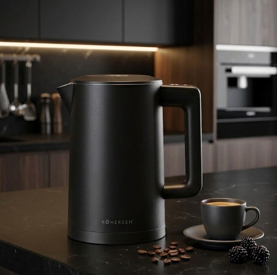 Kohersen Βραστήρας 1.7lt 2200W Μαύρος