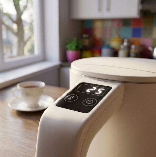 Kohersen Βραστήρας 1.7lt 2200W Λευκός
