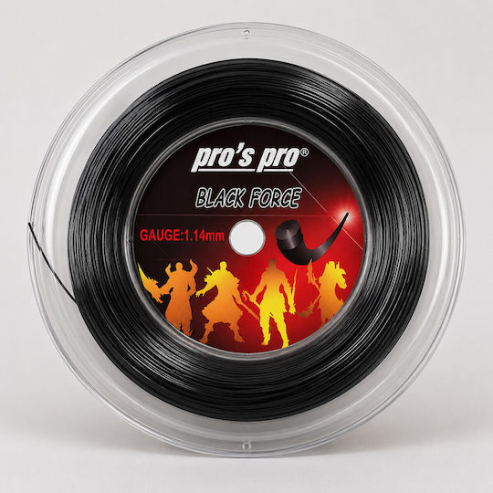 Pro's Pro Χορδή Τένις Μαύρη Φ1.14mm