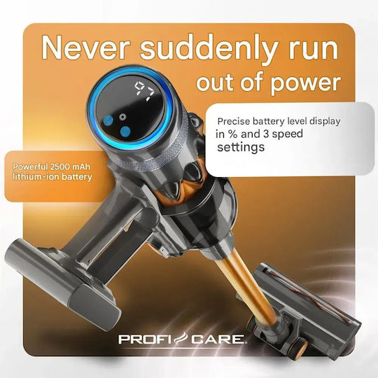 ProfiCare Aspirator Stick Reîncărcabil Portocaliu