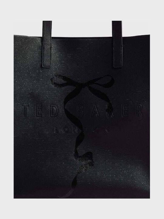 Große Icon Damenhandtasche Schwarz