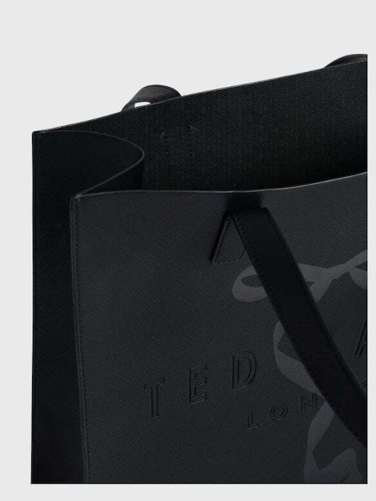 Große Icon Damenhandtasche Schwarz
