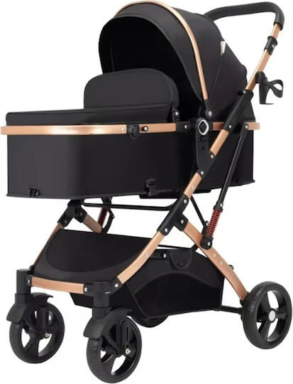 Ρυθμιζόμενο Cărucior 2 în 1 Potrivit pentru Nou-Născuți Bej 15kg