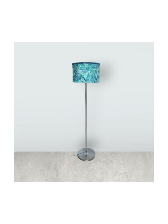Blue Waves Floor Lamp with Lamp Bulb Base for E27 Blue Blue Waves Floor Lamp with Lamp Bulb Base for E27 Blue