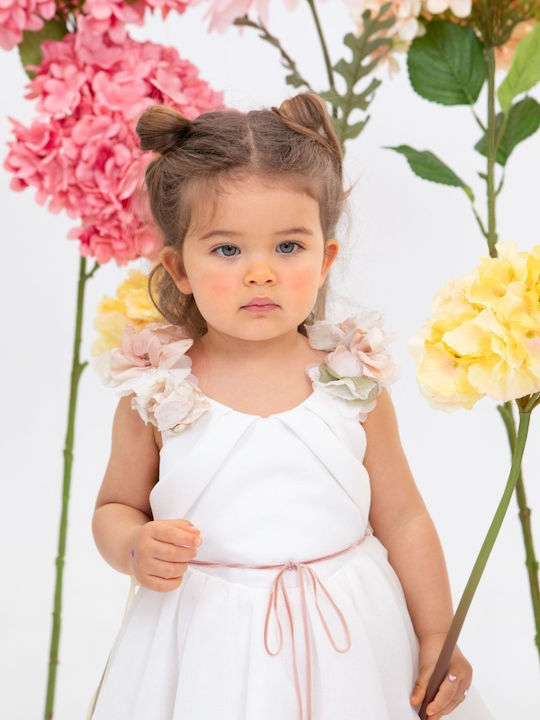 Bambolino Ilektra Ecru Baptism Dress from Tulle
