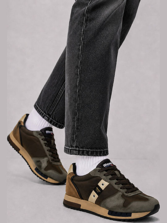 Männliche Sneakers Grüne