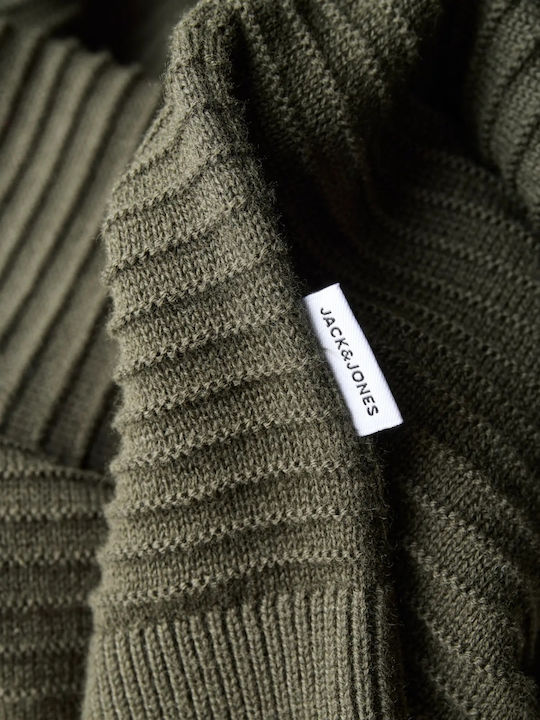 Jack & Jones Crew Crew Pulover Mânecă lungă Verde închis