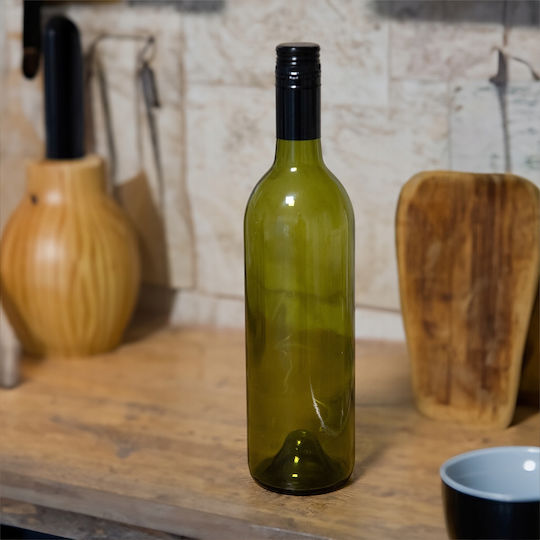 10x Стъклено Бутилка За Масло Вино 750ml Капачка Вино Алкохол Ликьор