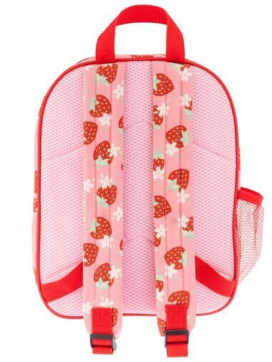 Stephen Joseph Backpack School Bag Kindergarten with Water Bottle Holder Red 28 x 9 x 33cm