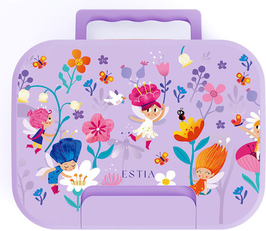Estia Save The Aegean Plastic Kids' Food Container 0.75lt Fairy Tales
