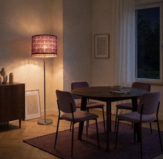 Life Pink Floor Lamp with Lamp Bulb Base for E27 Pink Life Pink Floor Lamp with Lamp Bulb Base for E27 Pink