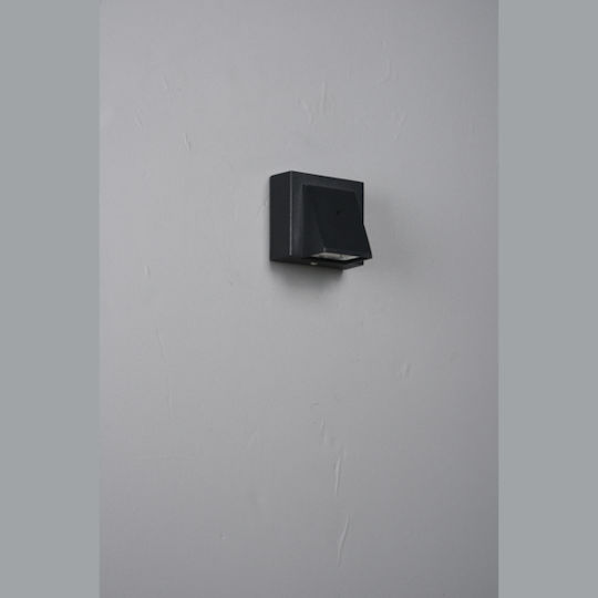 Eurolamp Wall-Mounted Outdoor Lighting with Shade LED IP54 3W with Warm White Light 8.2x7.8x6.5cm Eurolamp Wall-Mounted Outdoor Lighting with Shade LED IP54 3W with Warm White Light 8.2x7.8x6.5cm