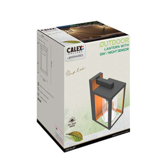 Calex Iluminat Exterior Montat Pe Perete Lampion E27 IP44