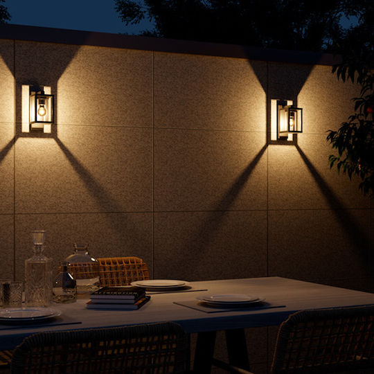 Calex Iluminat Exterior Montat Pe Perete Lampion E27 IP44