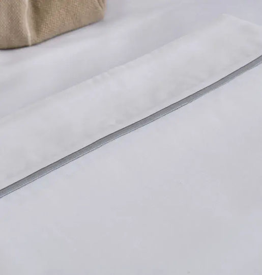 Hotel Sheet White Kali Cotton 300tc Cokitex 245x290