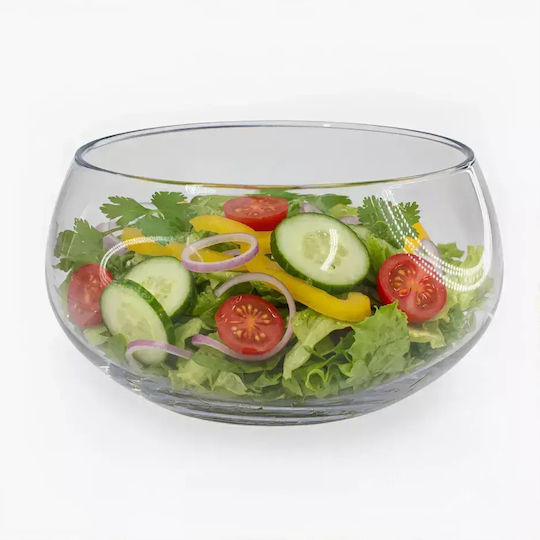 Duka Bol Decorativ Din Sticlă Transparent 20x20cm