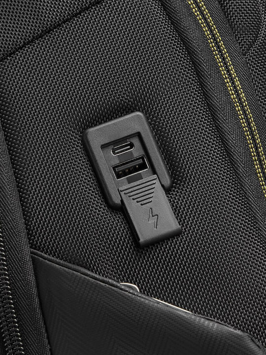 Delsey Раница за лаптоп 13" с USB порт в кафяв цвят 210260200
