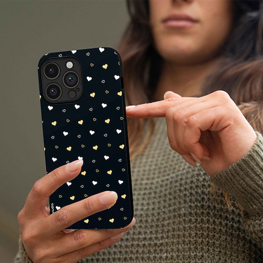 Sonique Heart Series Case Motorola Moto G37 5G Moto G37 Power 5G Moto G47 5G Black 01
