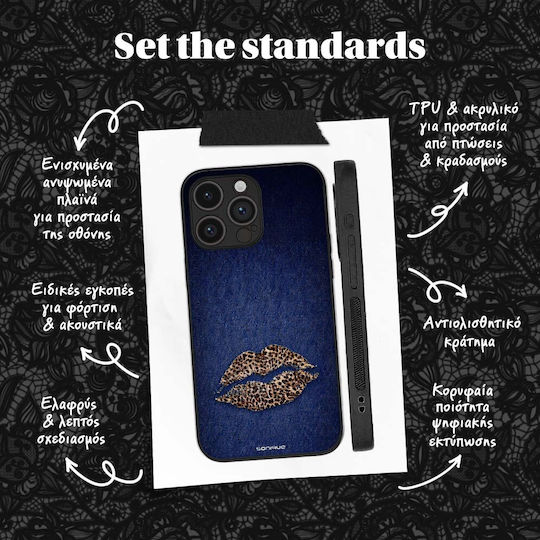Sonique Diva Series Samsung Galaxy S26 Fe Denim Leopard Case