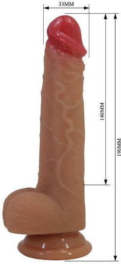 Pretty Love Realistic Dildo With Suction Cup Flesh