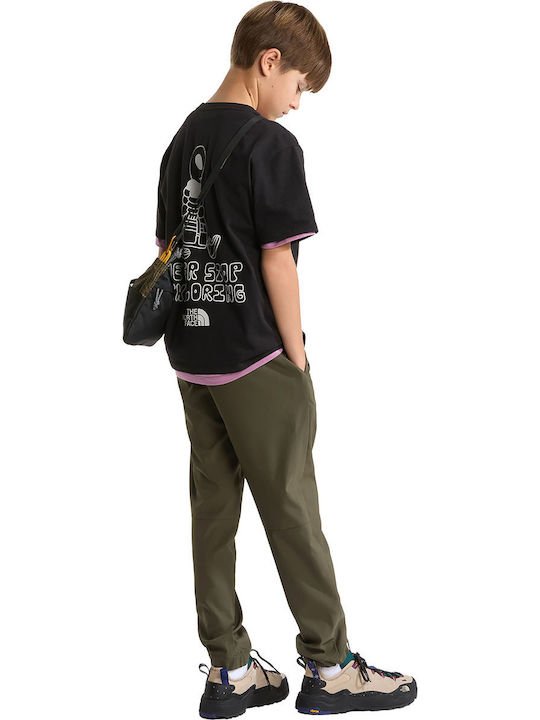 Kids T-shirt Black Alien