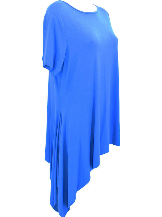 Bluza Asimetrică Damă Albastră K.1275