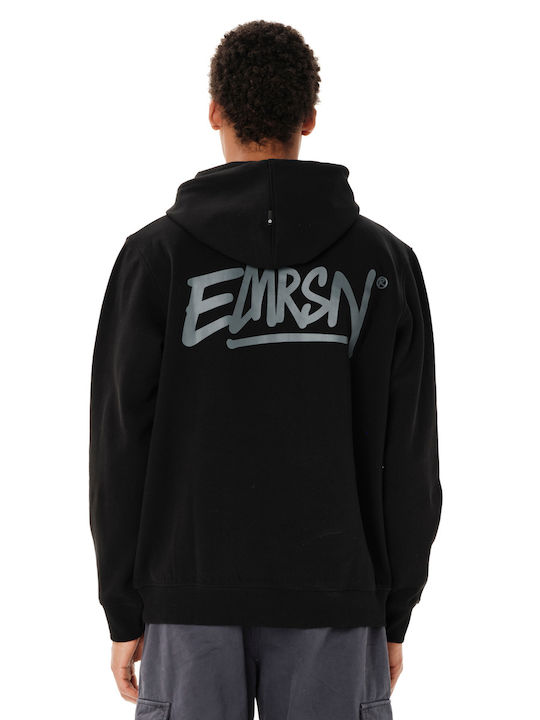Sweatshirt Mit Kapuze Schwarz
