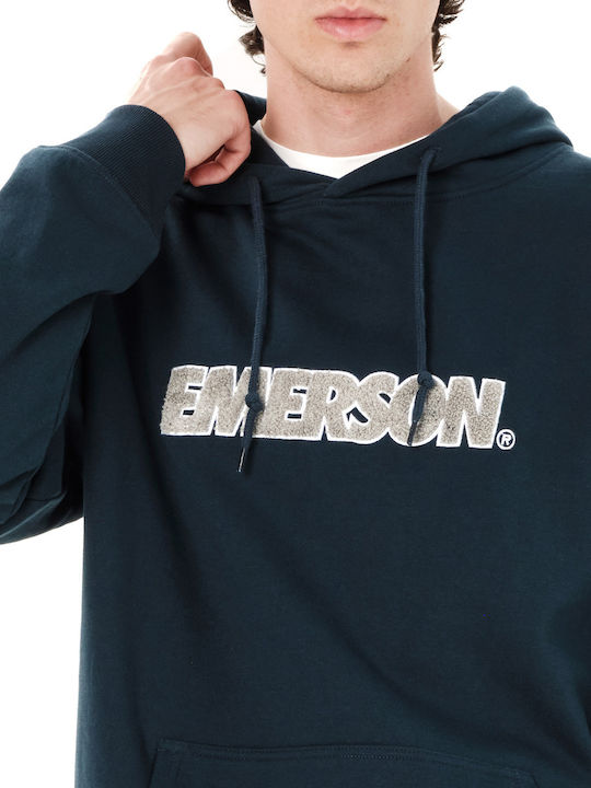 Sweatshirt mit Kapuze Petrol Blau 262.EM20.12