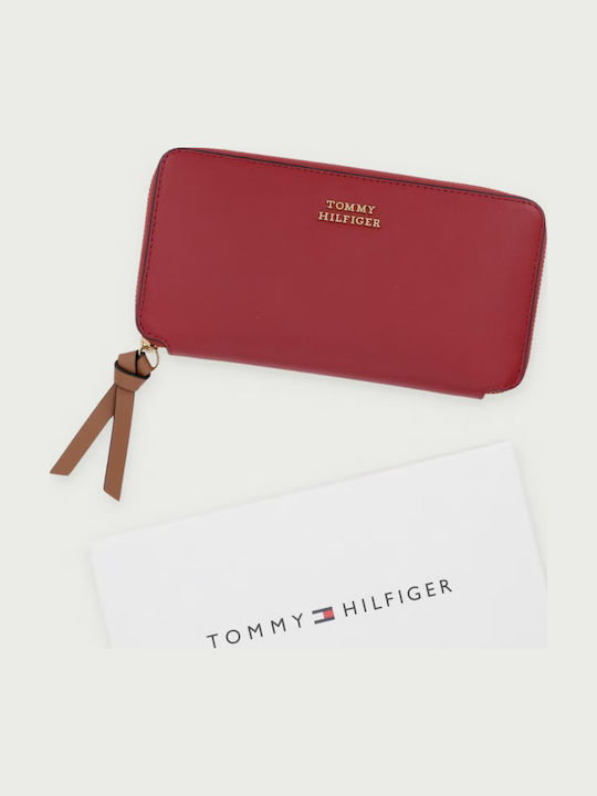 Large Leather Women's Wallet Red
