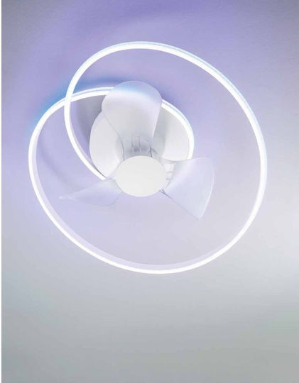 Fan Europe Auster Deckenventilator mit Leuchte Weiß