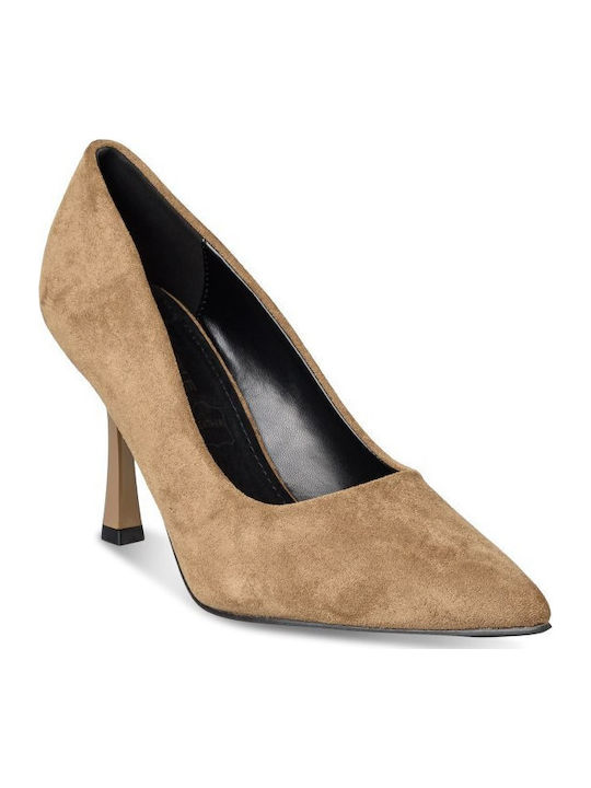Envie Shoes Μυτερές Γόβες Μπεζ
