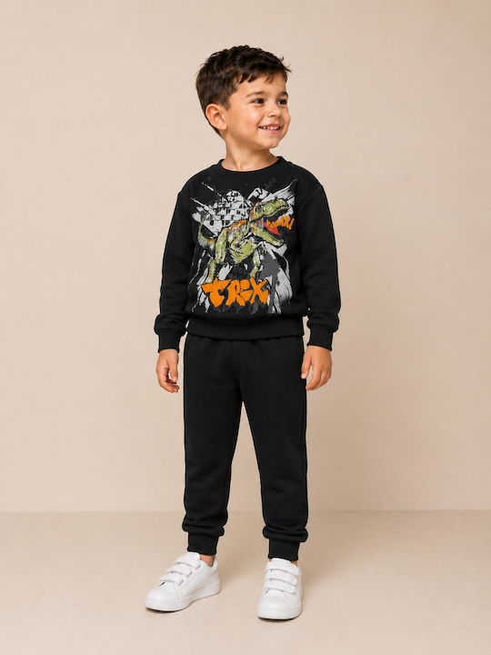 Kinder Sweatpants Set Schwarz G364-1