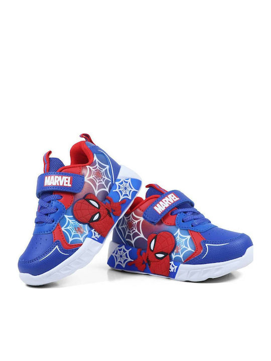 Kinder Sneaker Anatomisch mit Bügel- und Schleifenverschluss & Blaue mit Lichtern