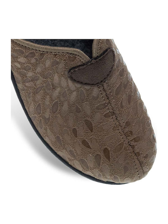 Beige Damen Hausschuhe