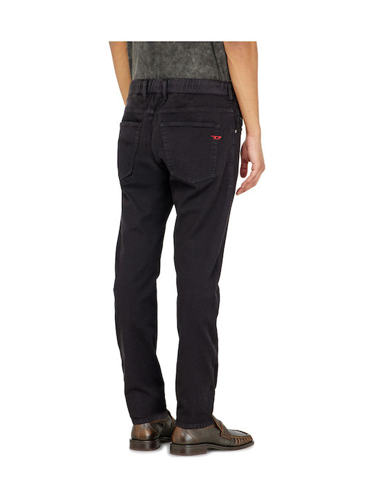 Diesel Pantaloni de blugi Elastic Regular Tapered Fit Negru Diesel Pantaloni de blugi Elastic Regular Tapered Fit Negru