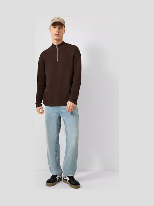 Мъжки дънков панталон Loose Fit Blue