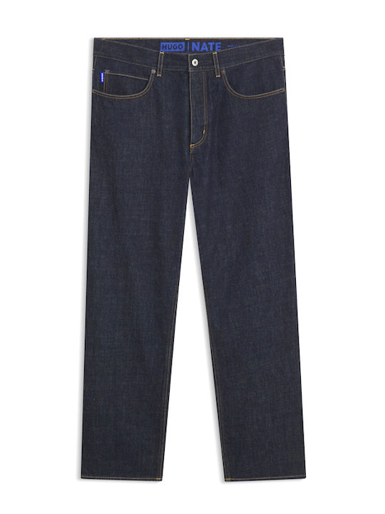 Men's Jeans Pants Relaxed Baggy Fit Blue